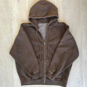 Brown Brandy Melville Christy Hoodie